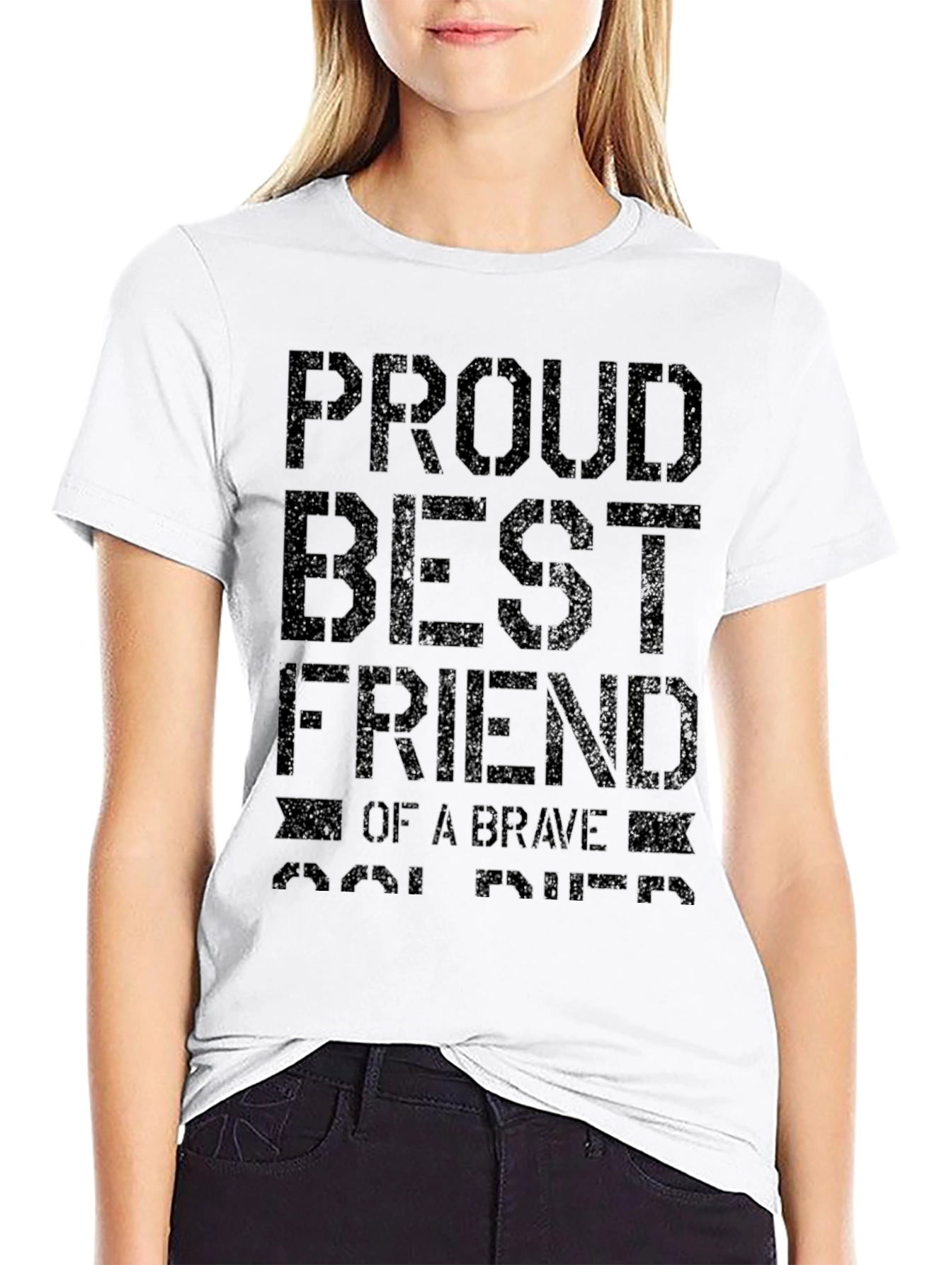 Black Proud Best Friend T-Shirt - Brave Soul Tribute Tee view 9