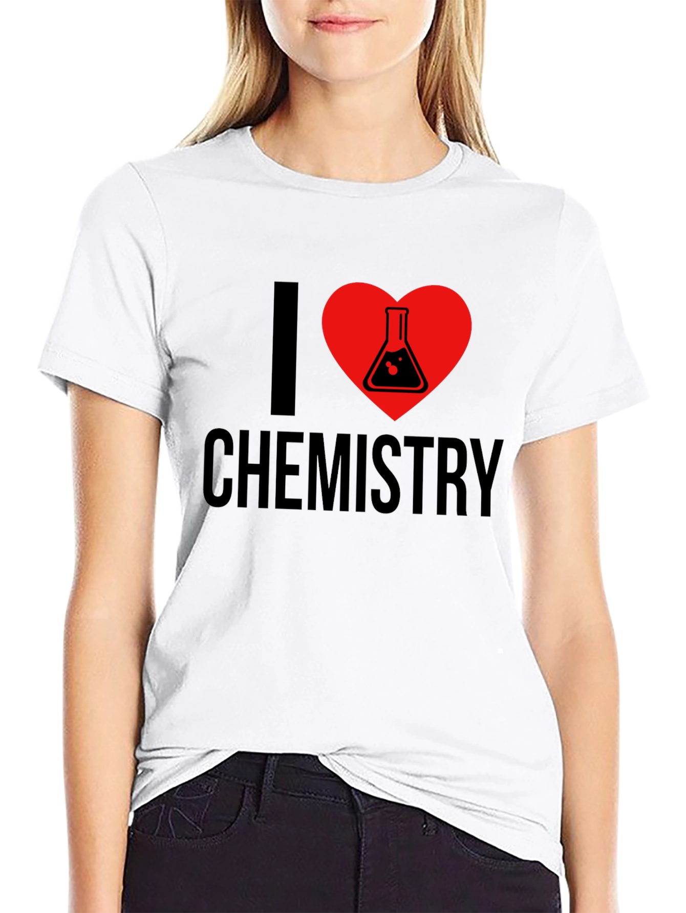 Black I Heart Chemistry Black T-Shirt view 9