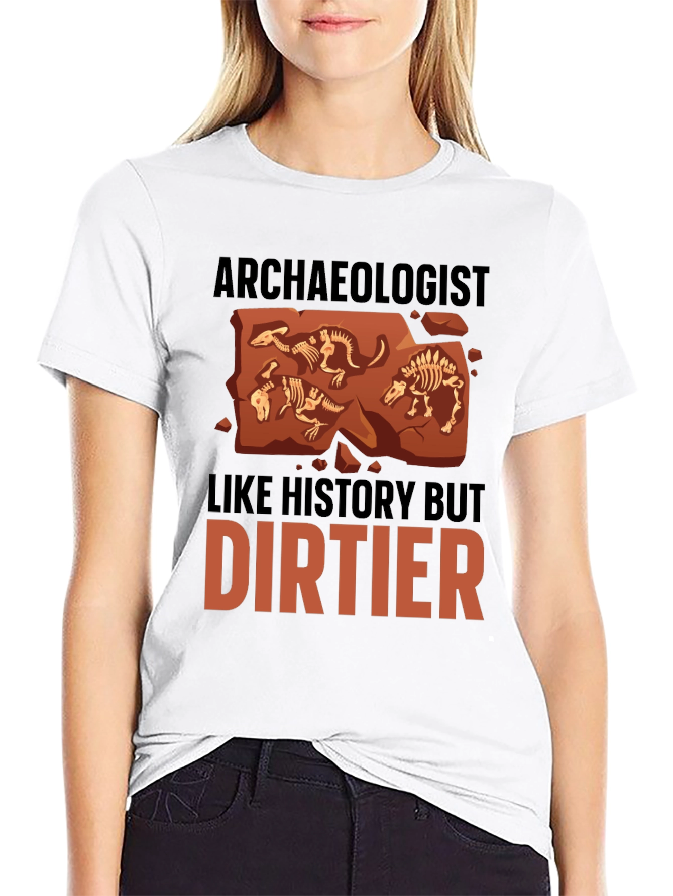 Black Archaeologist T-Shirt - History But Dirtier view 9