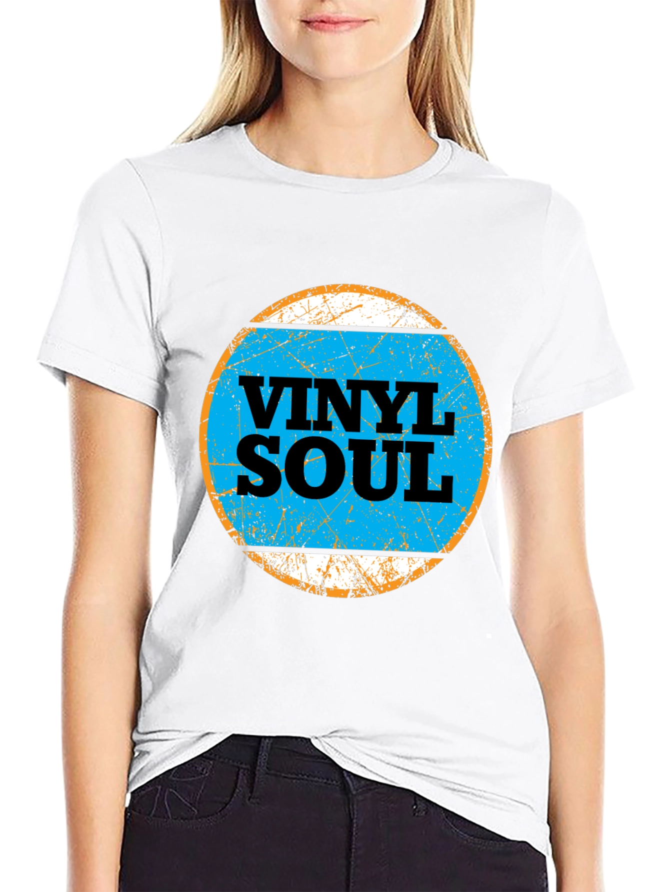 Black Vinyl Soul Graphic Tee view 9