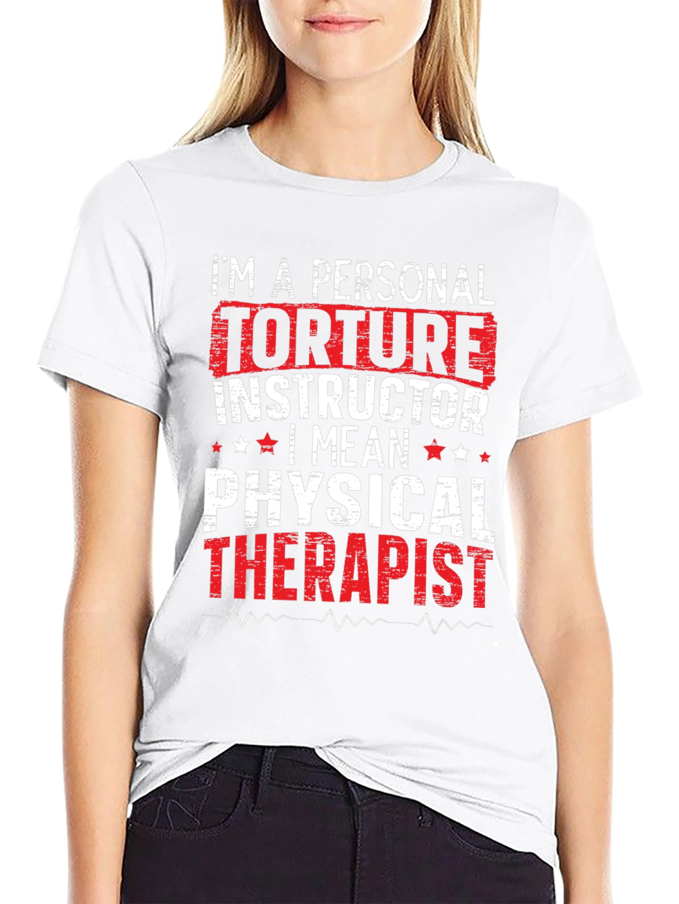 Black Personal Torture Instructor Funny Graphic Tee view 9