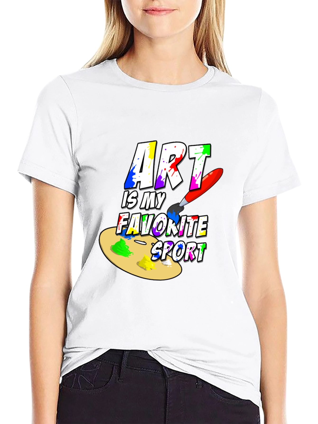 Black Art is My Favorite Sport T-Shirt view 9
