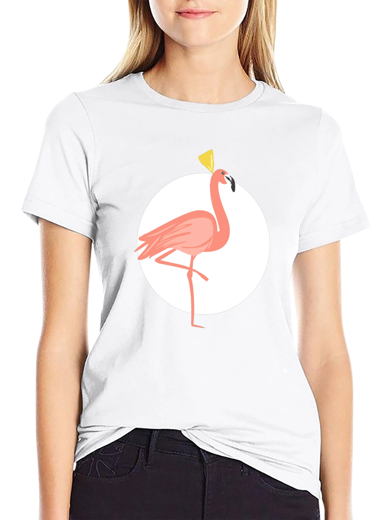 Black Flamingo T-Shirt - Stylish Graphic Tee view 9