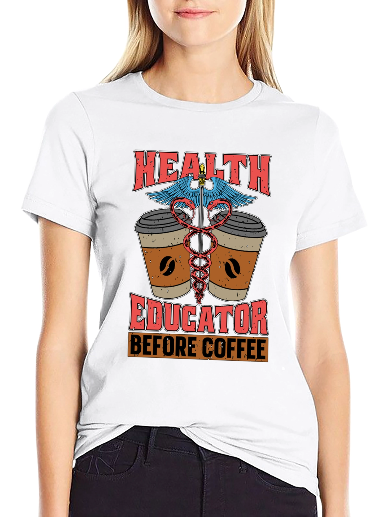 Health Educator Coffee T-Shirt - 9