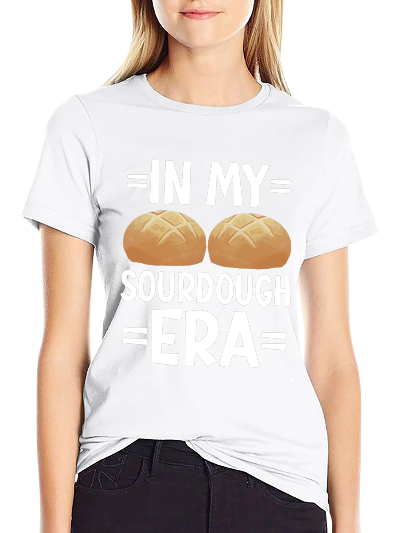 Black In My Sourdough Era T-Shirt - Funny Baker Tee view 9