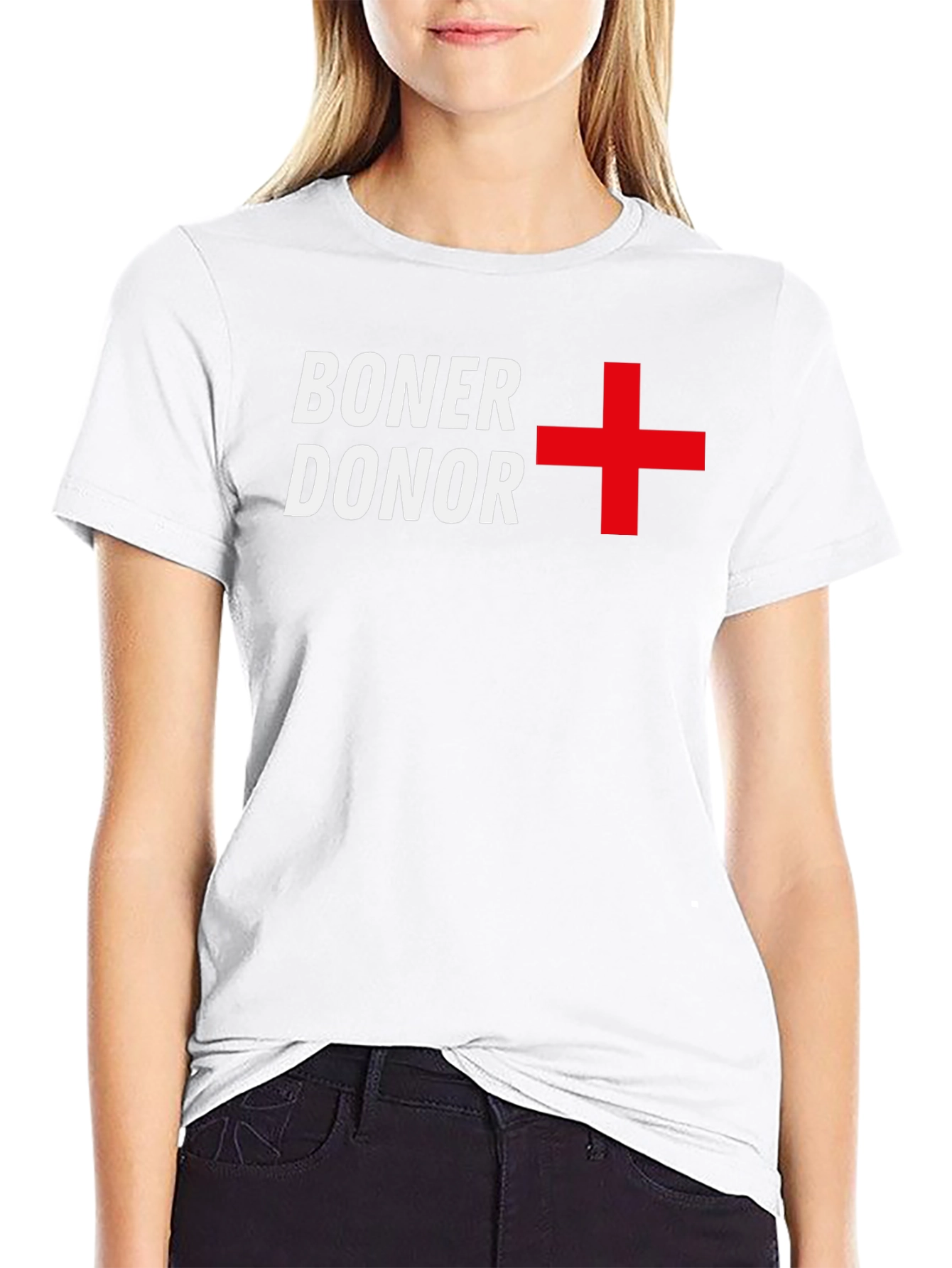 Black Boner Donor Black Humor T-Shirt view 9
