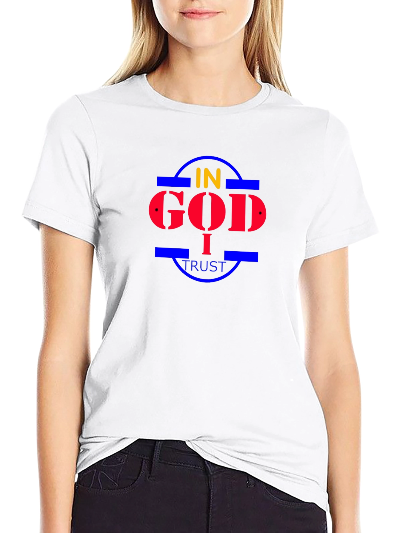Black In God I Trust Graphic Tee - Stylish Religious Apparel view 9