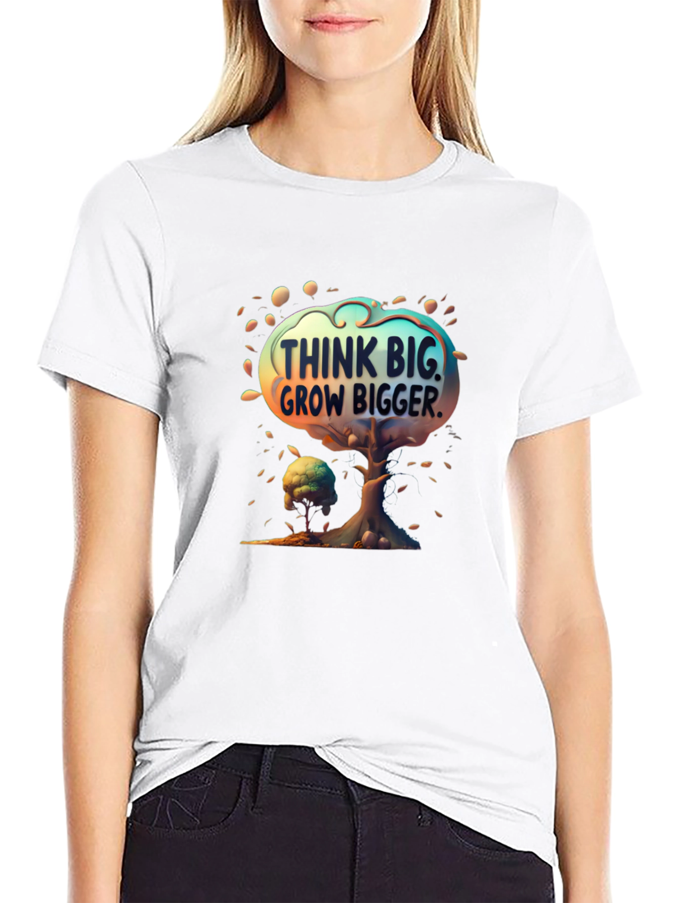 Think Big Grow Bigger Graphic Tee - 9