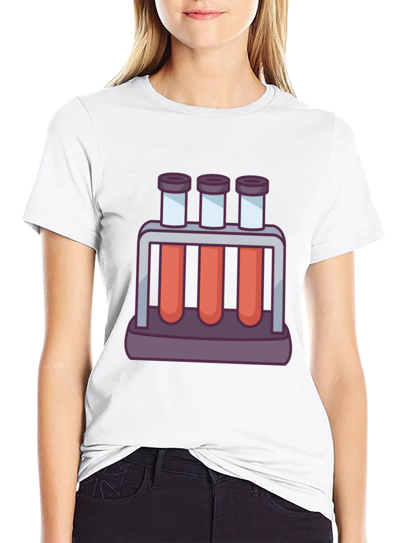 Black Science Test Tube Graphic Tee view 9