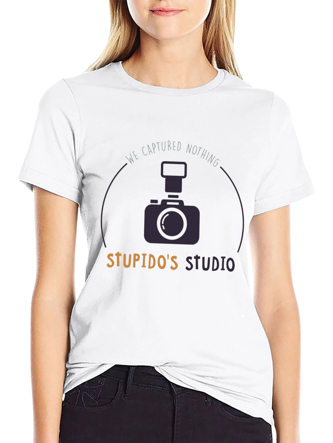 Black Stupido's Studio T-Shirt: We Captured Nothing view 9