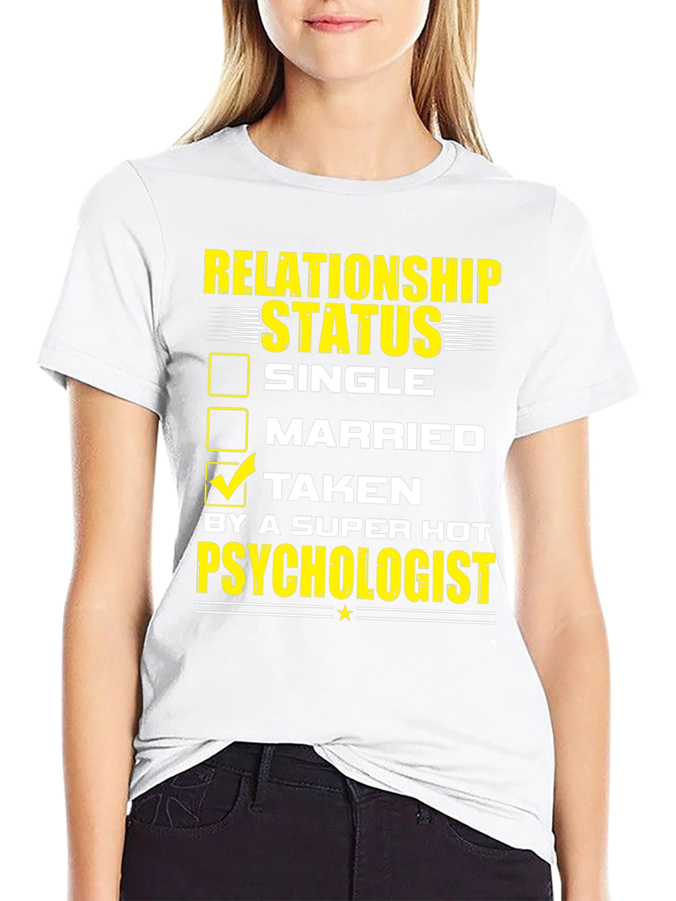 Black Relationship Status: Taken T-Shirt view 9