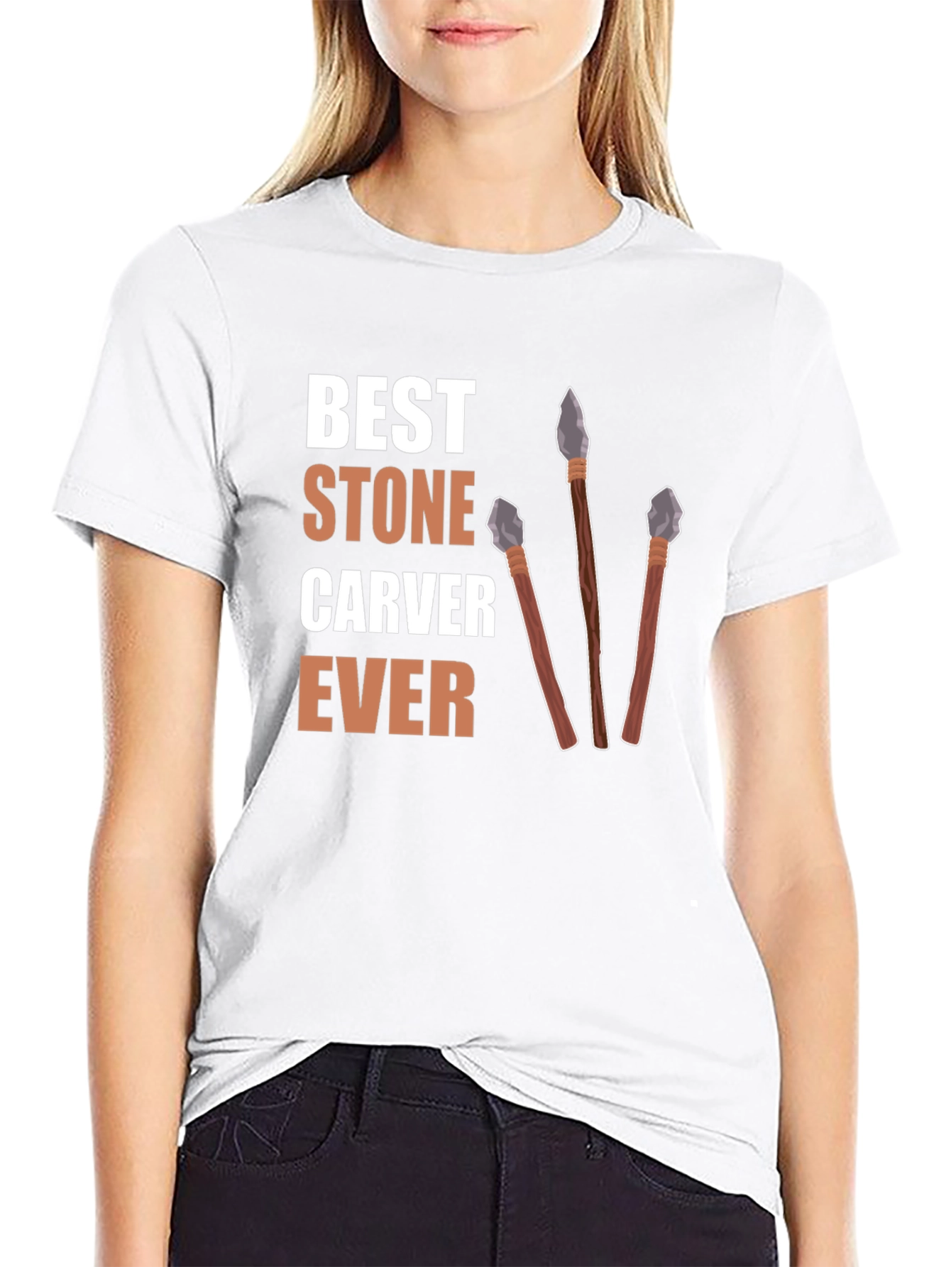 Black Best Stone Carver Ever T-Shirt view 9
