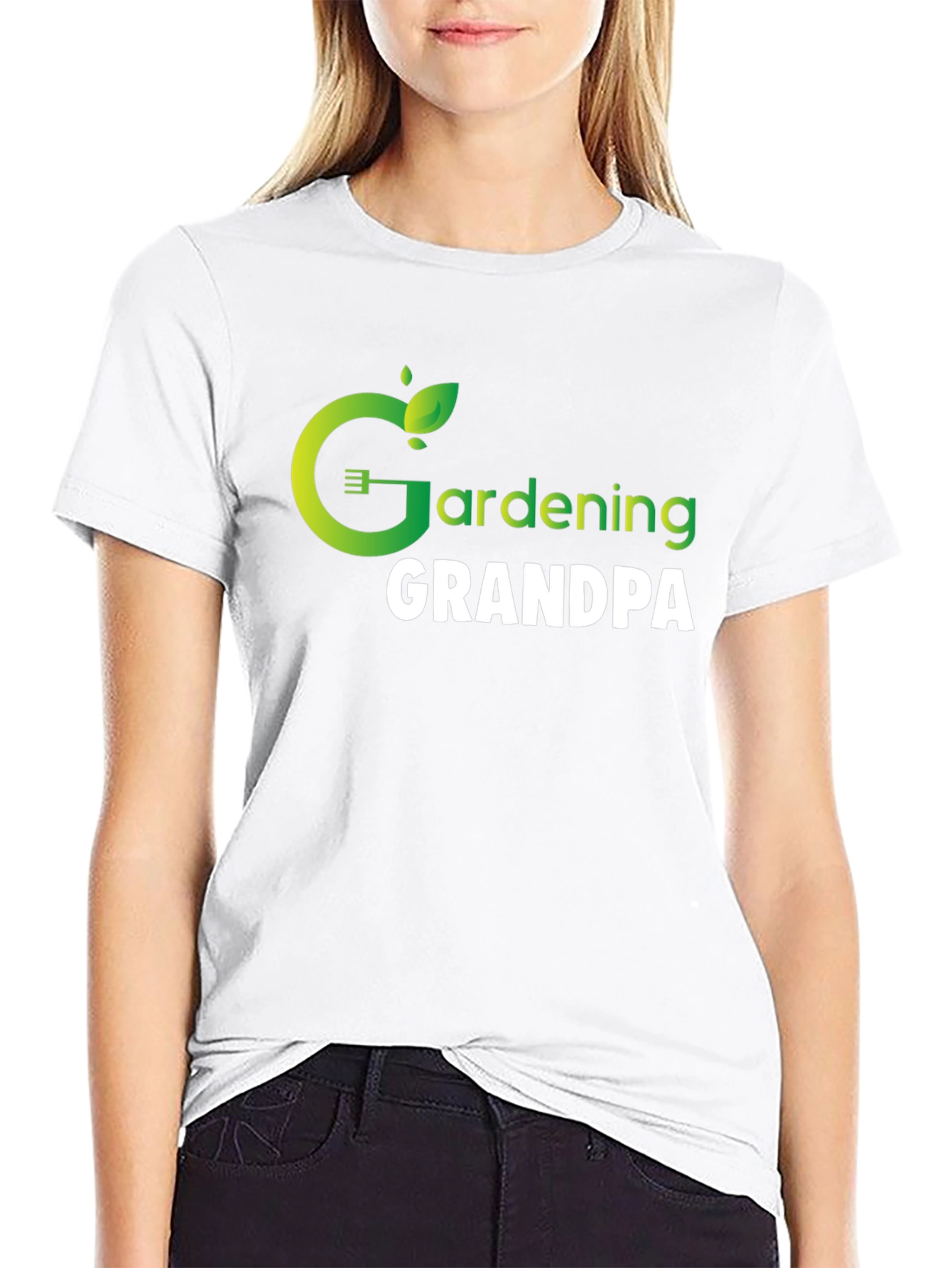 Black Gardening Grandpa Graphic T-Shirt view 9