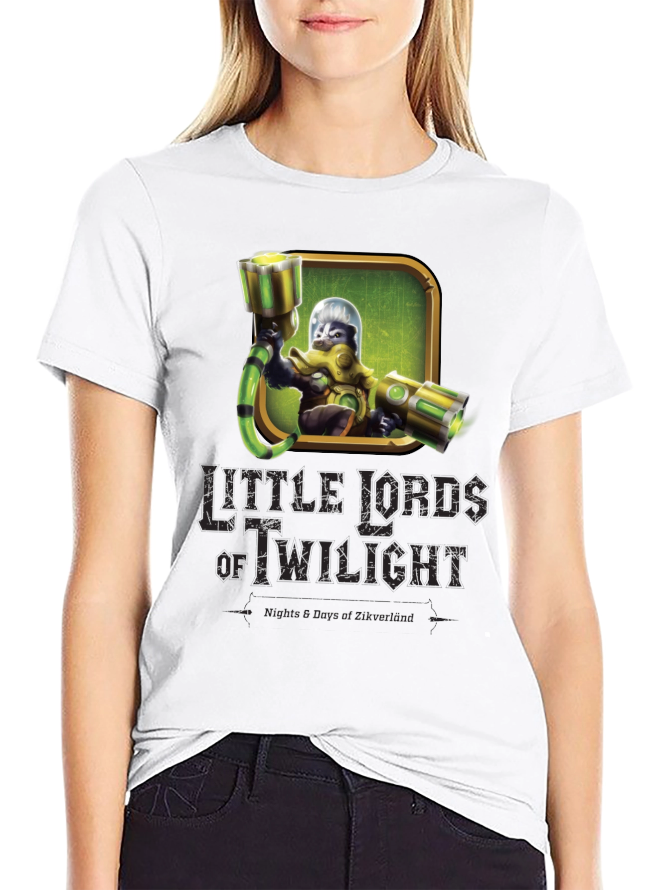 Black Little Lords of Twilight Graphic Tee view 9