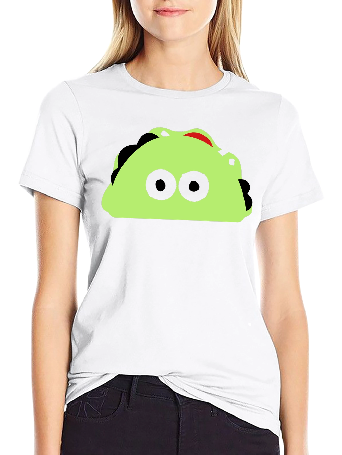 Black Funny Taco Graphic T-Shirt - Unique Design view 9