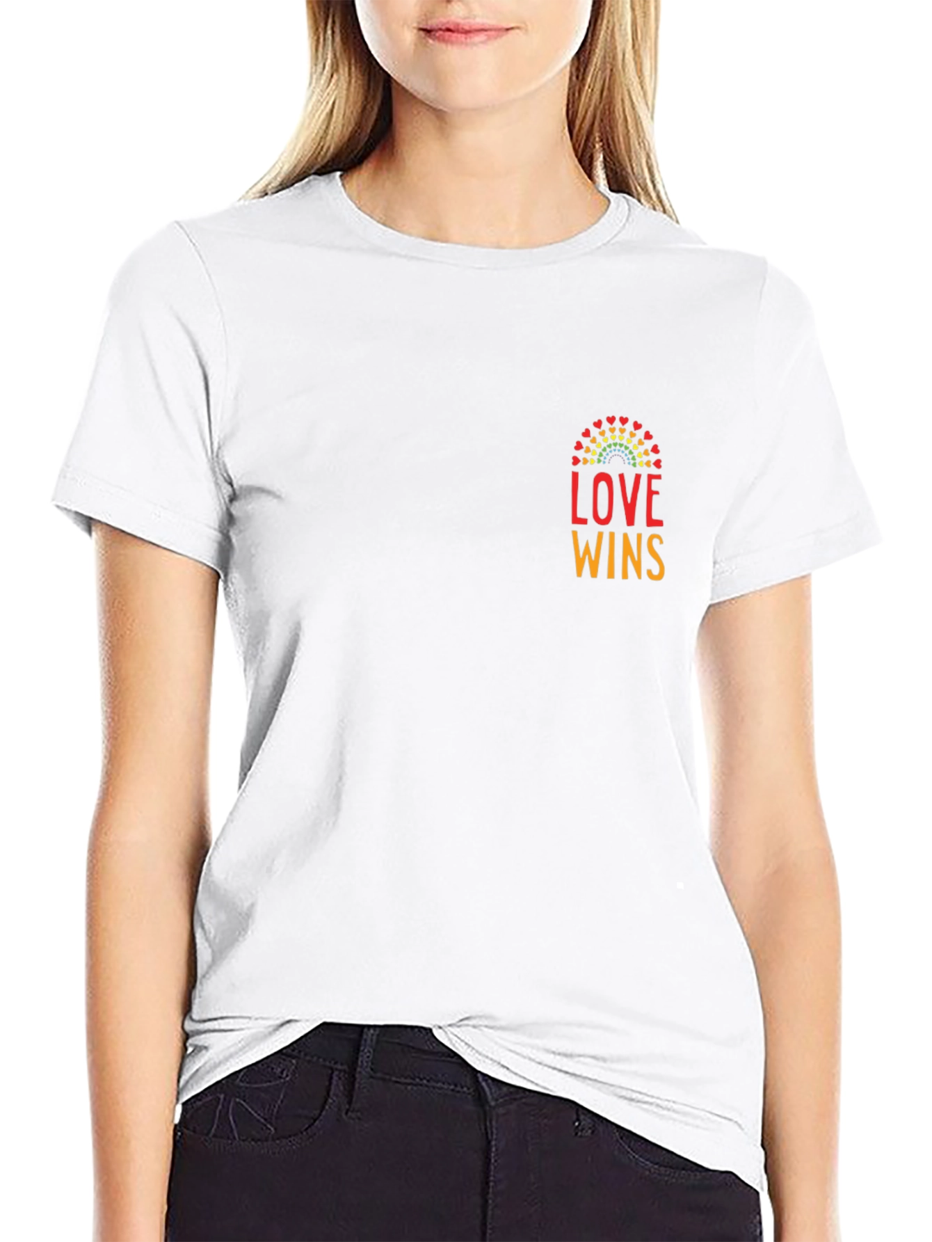 Black Love Wins Graphic Tee - Pride Shirt view 9