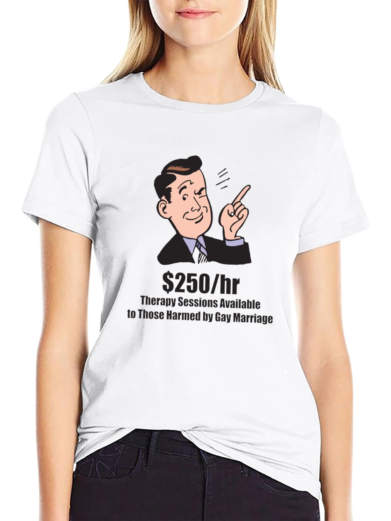 Black Gay Marriage Therapy Session T-Shirt view 9