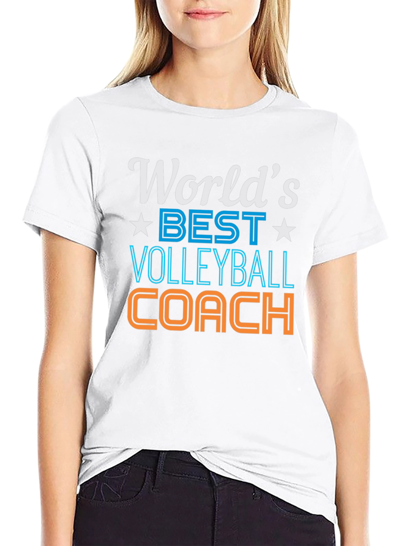 World's Best Volleyball Coach Graphic Tee - 9