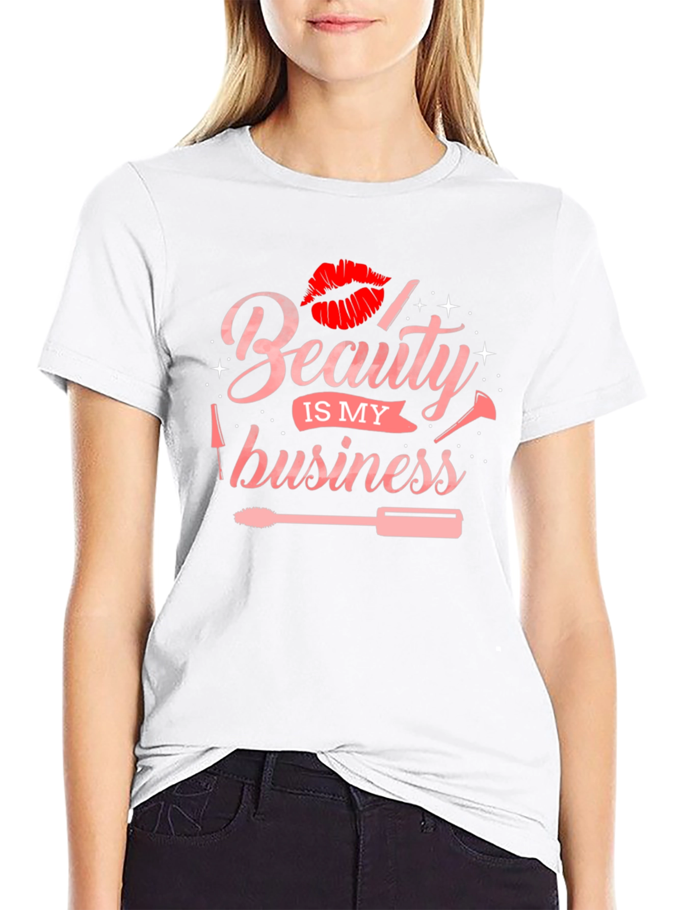 Black Beauty Business Graphic T-Shirt - Stylish Black Tee view 9