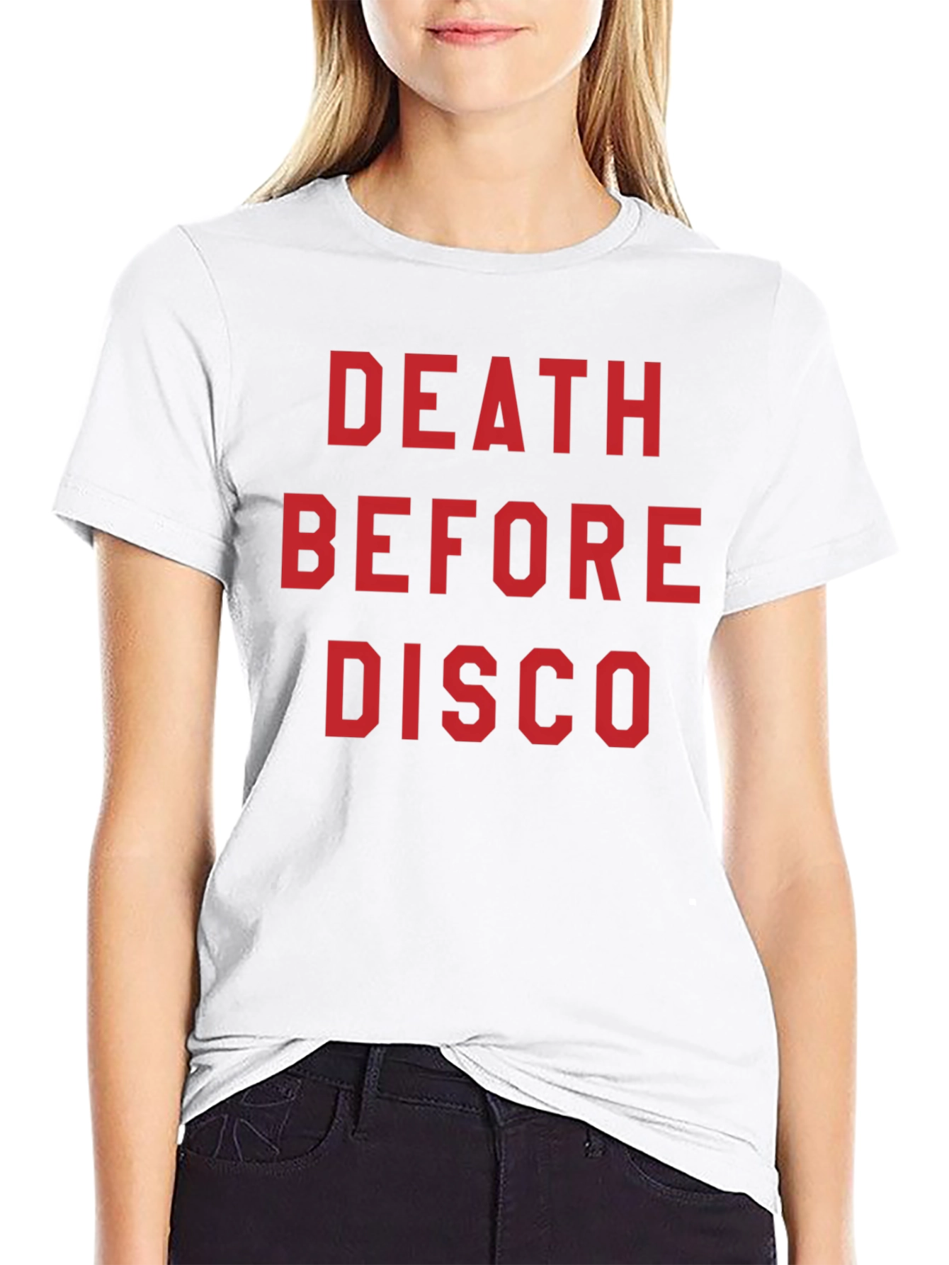 Black Death Before Disco Graphic T-Shirt view 9