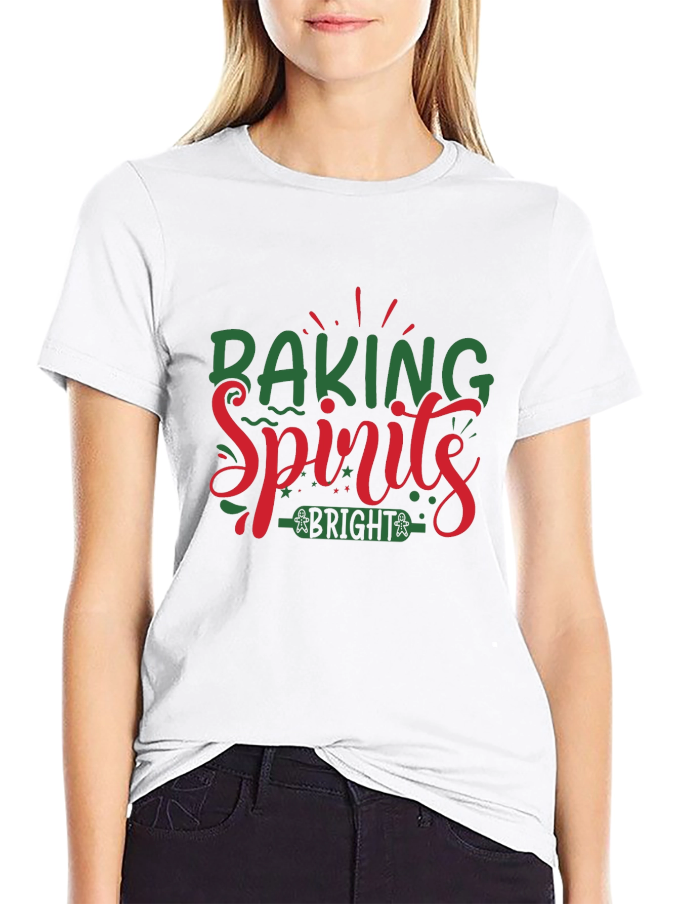 Baking Spirits Bright Holiday T-Shirt - 9