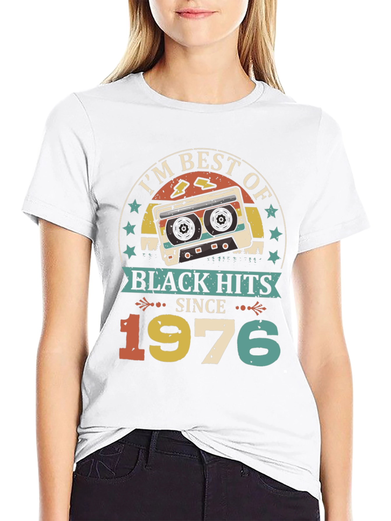 Black Best of Black Hits Since 1976 Graphic Tee view 9