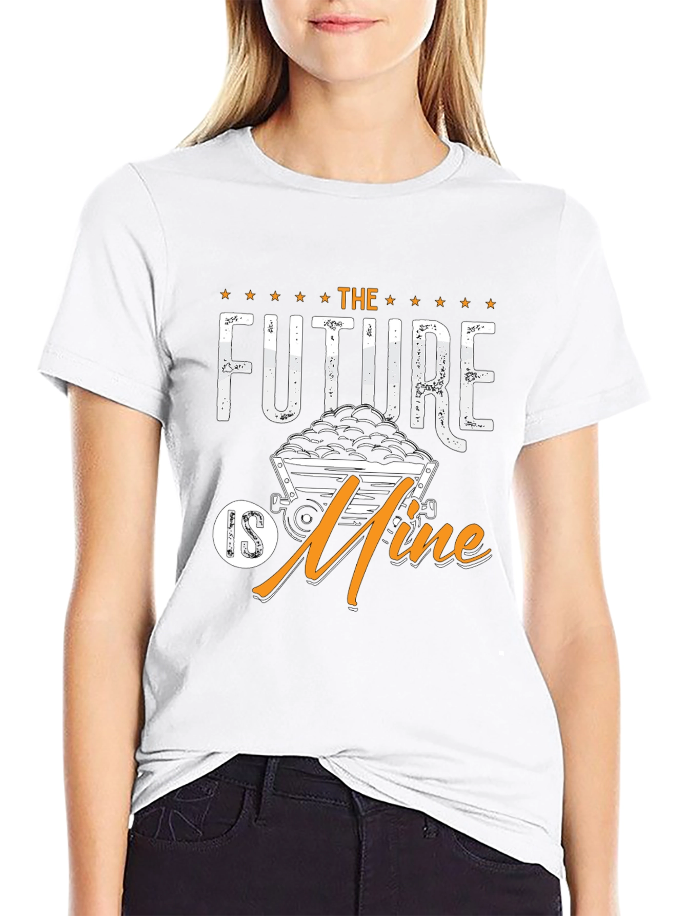 Black The Future is Mine Graphic T-Shirt view 9