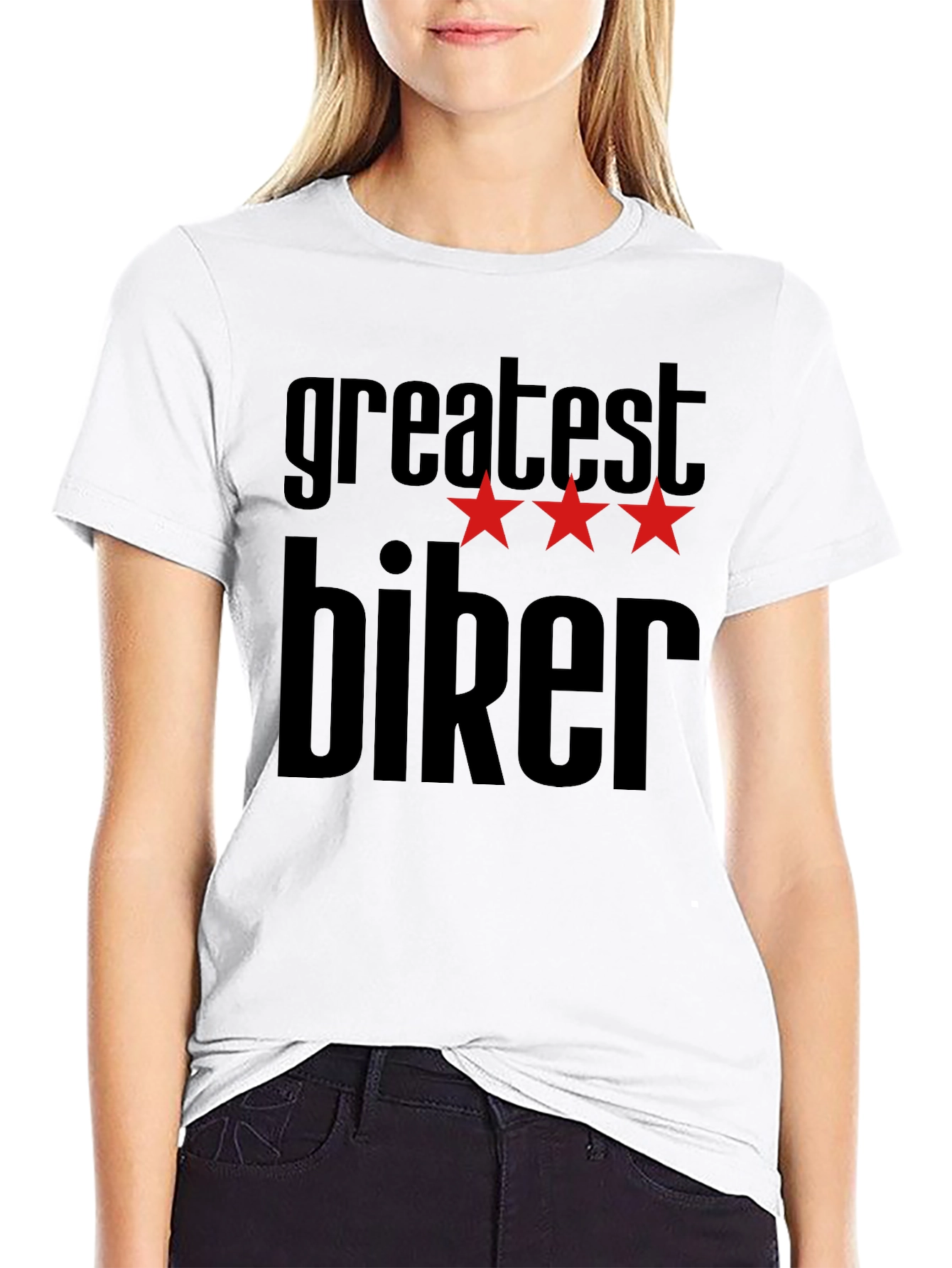 Black Greatest Biker T-Shirt - Bold Graphic Tee view 9