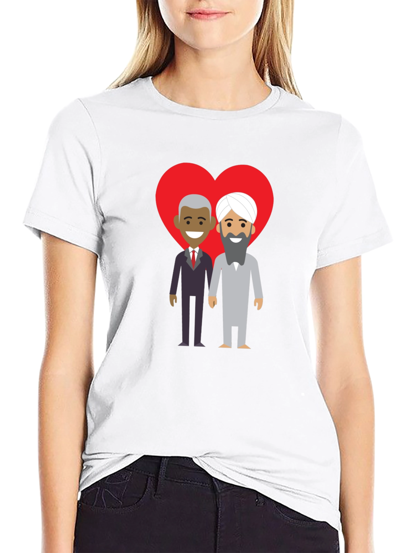 Black Love Knows No Boundaries T-Shirt view 9