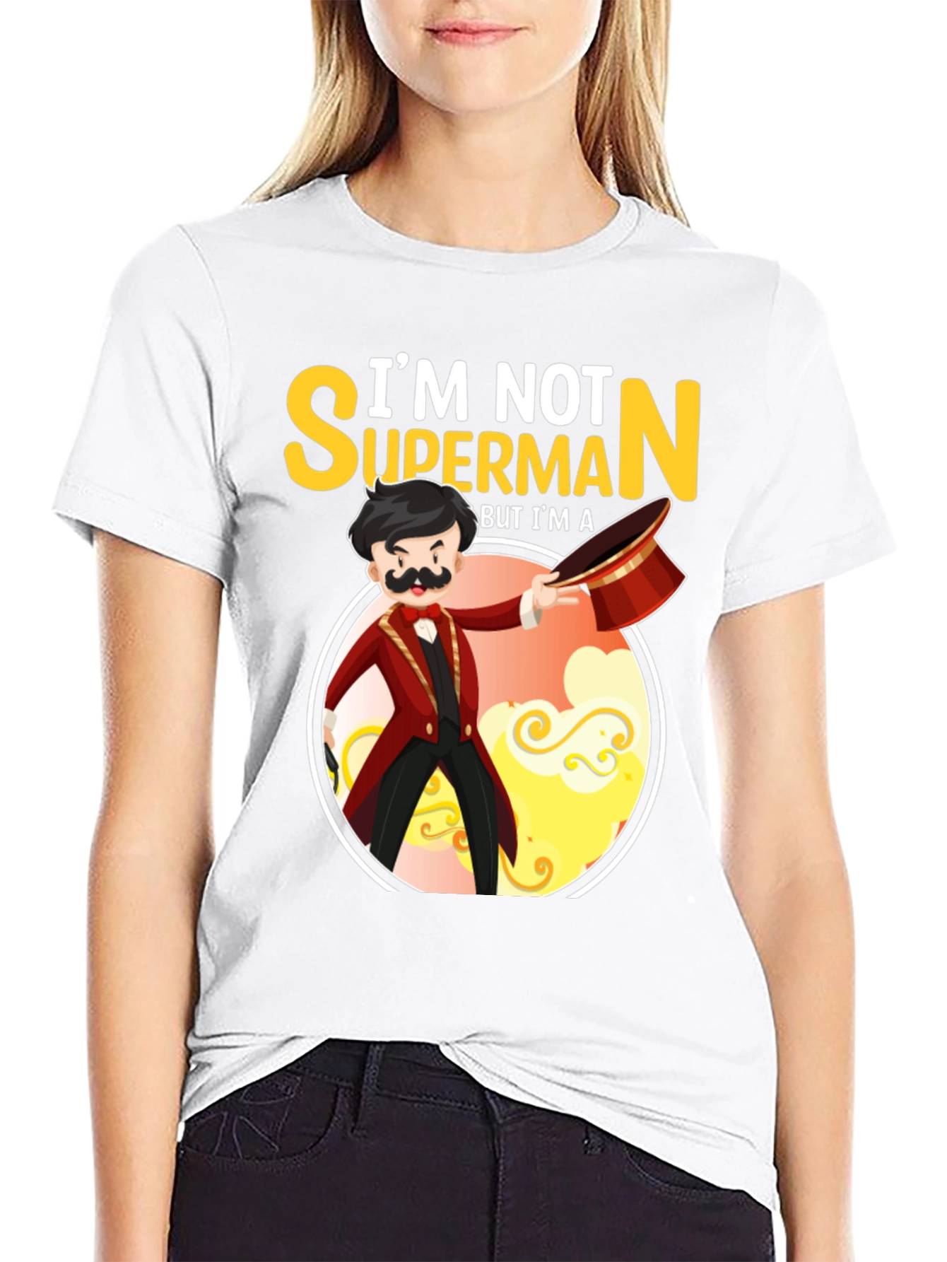 Black Magician T-Shirt - "I'm Not Superman" view 9