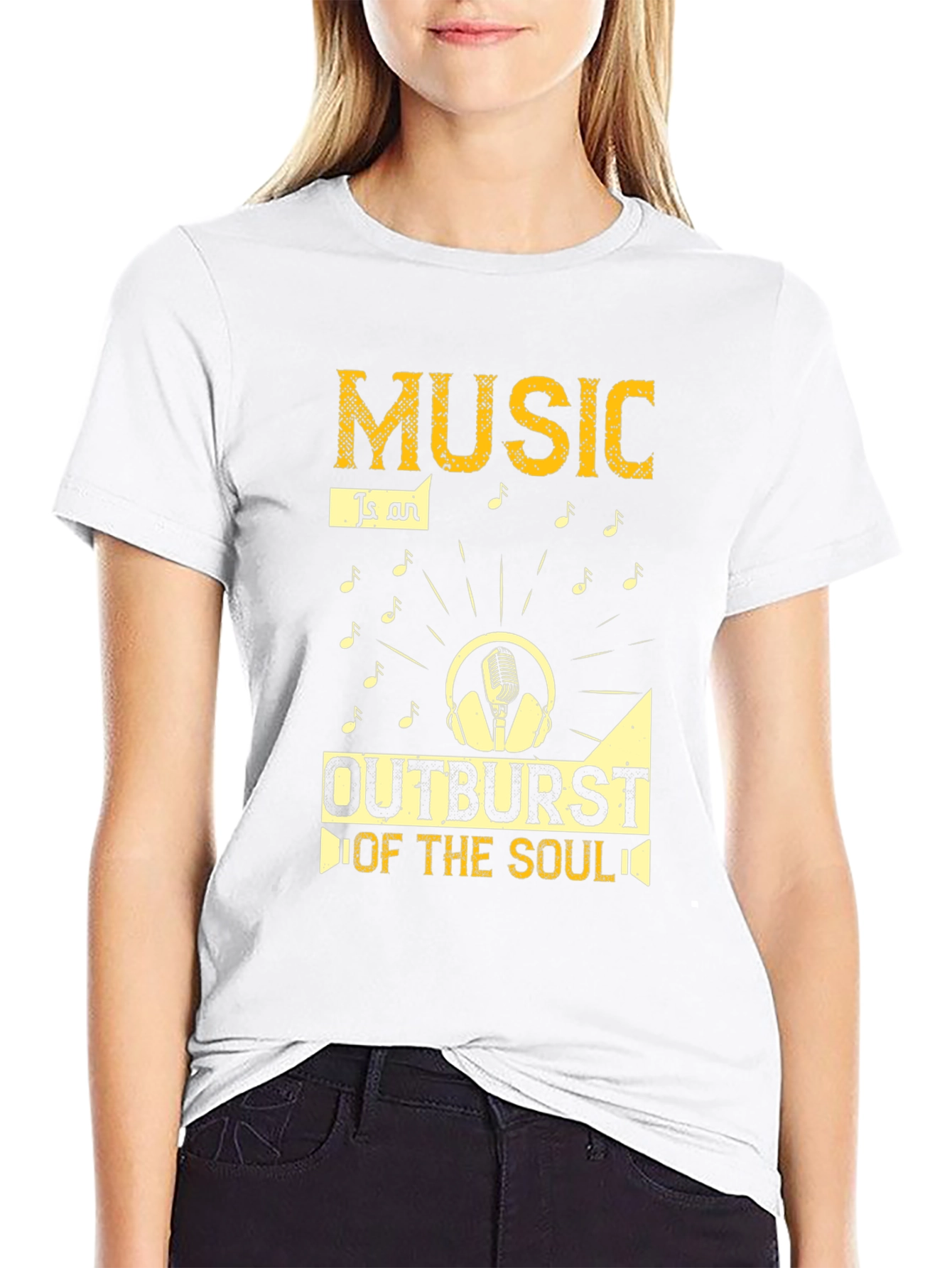 Black Music Outburst of the Soul Black T-Shirt view 9