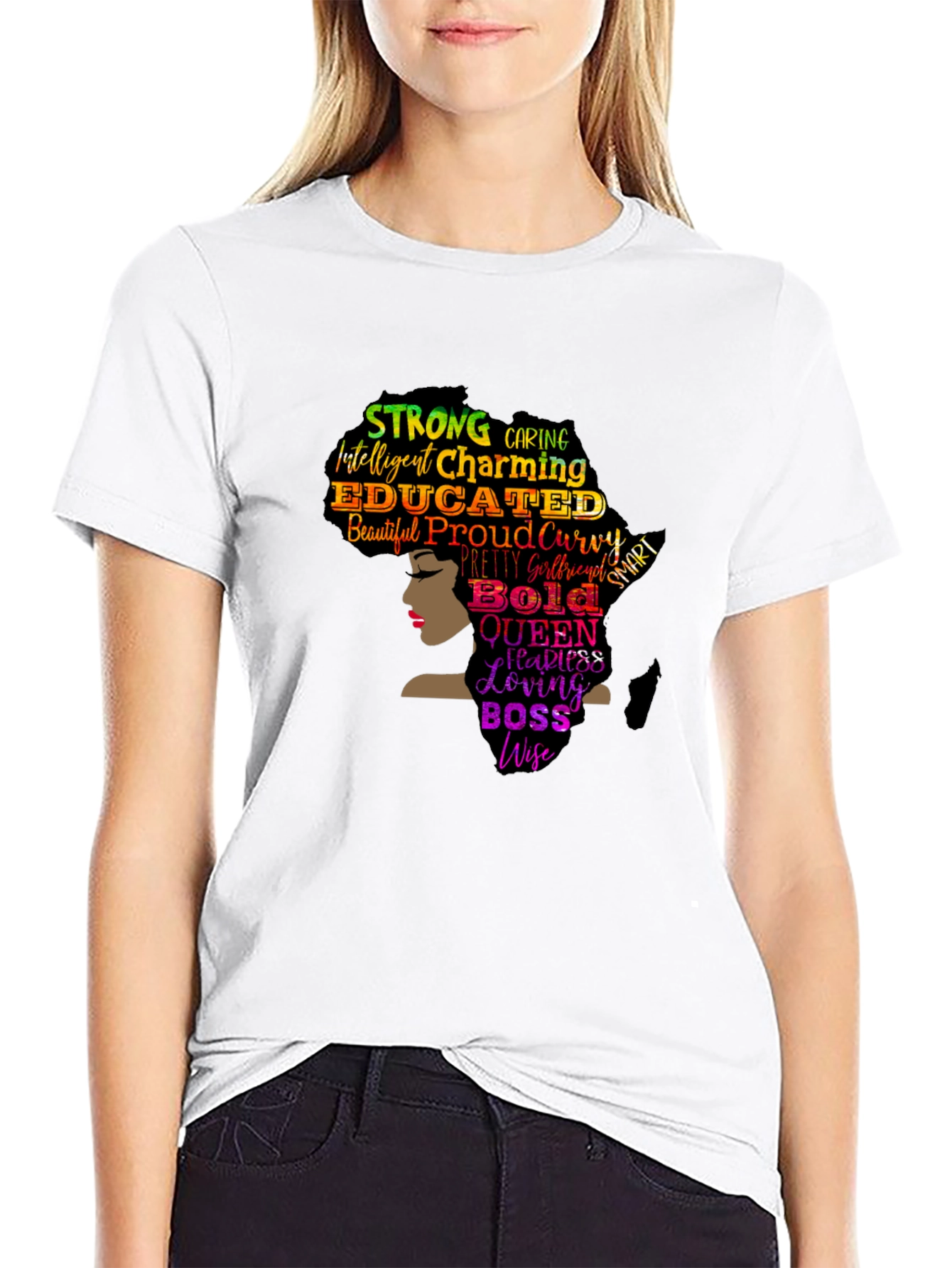 Empowered Woman Graphic Tee - Black - 9