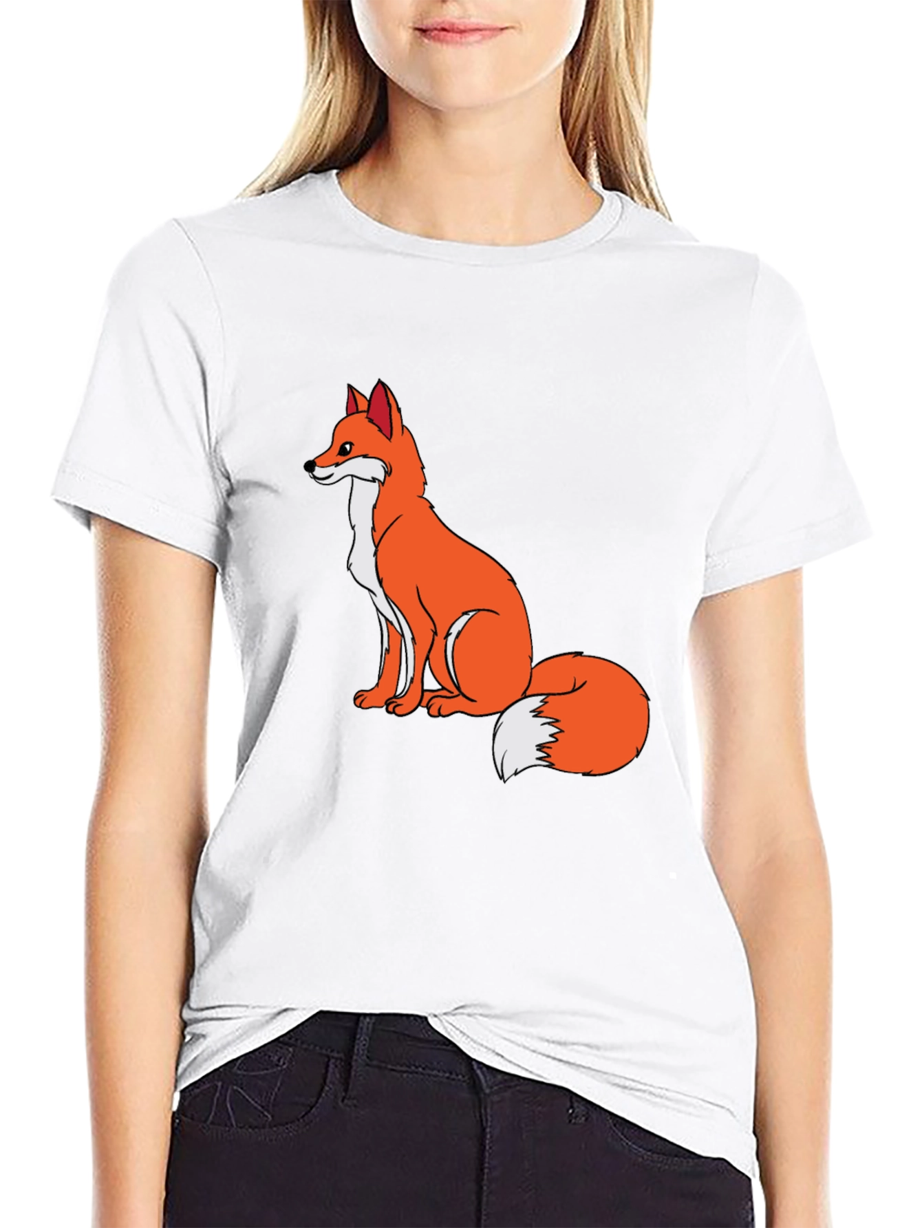 Black Fox Graphic T-Shirt - Stylish Casual Tee view 9