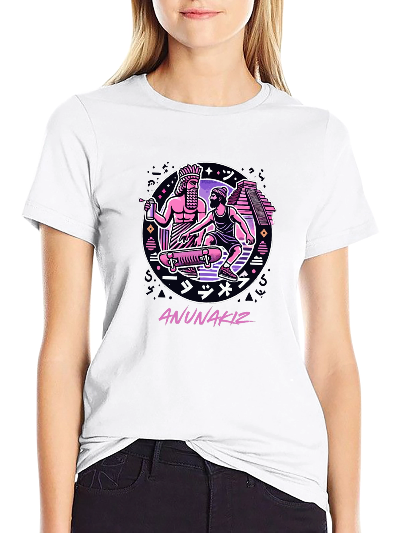 Black Anunnakiz Graphic T-Shirt view 9
