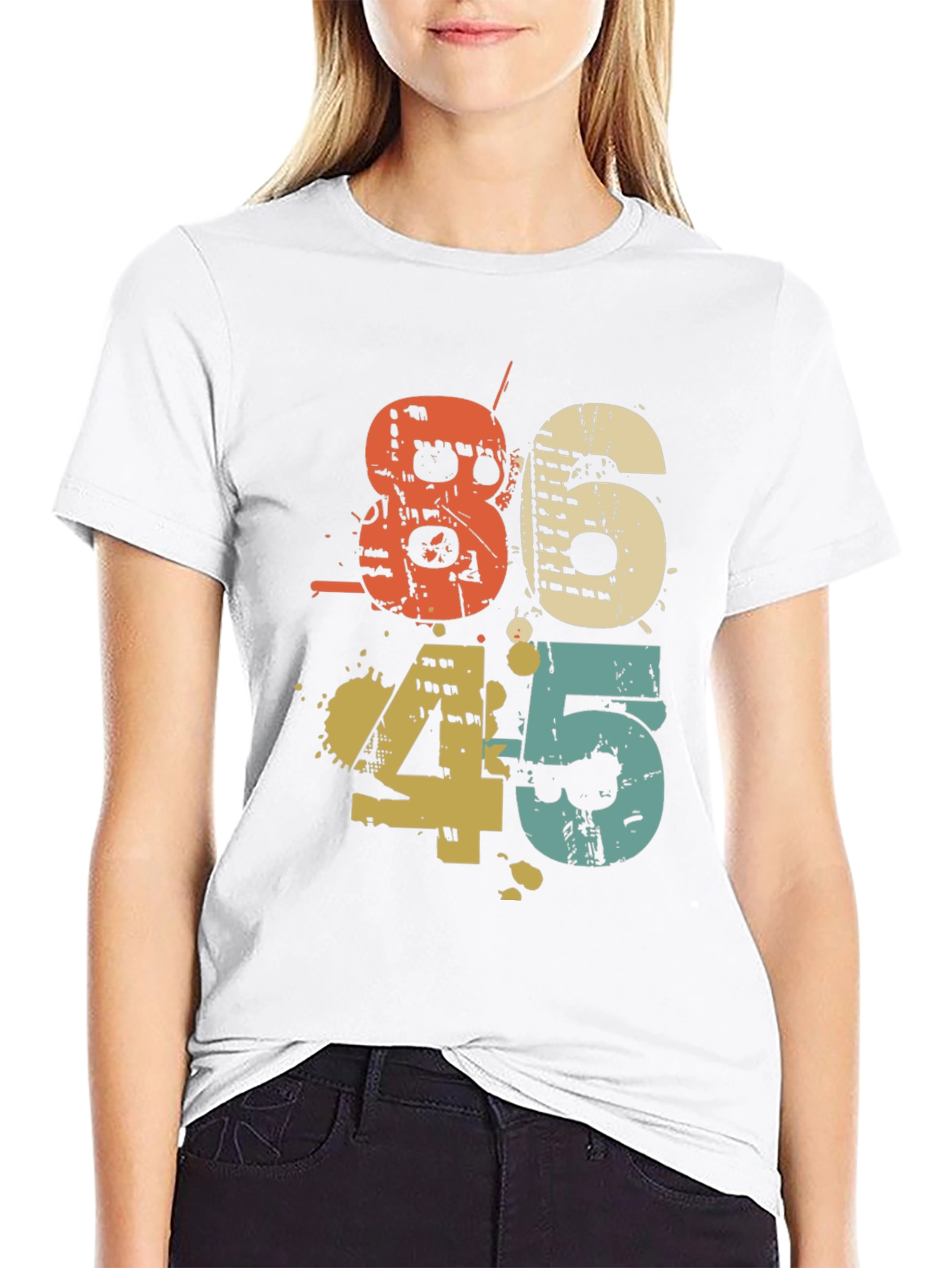 8645 Graphic Tee - Retro Style - 9