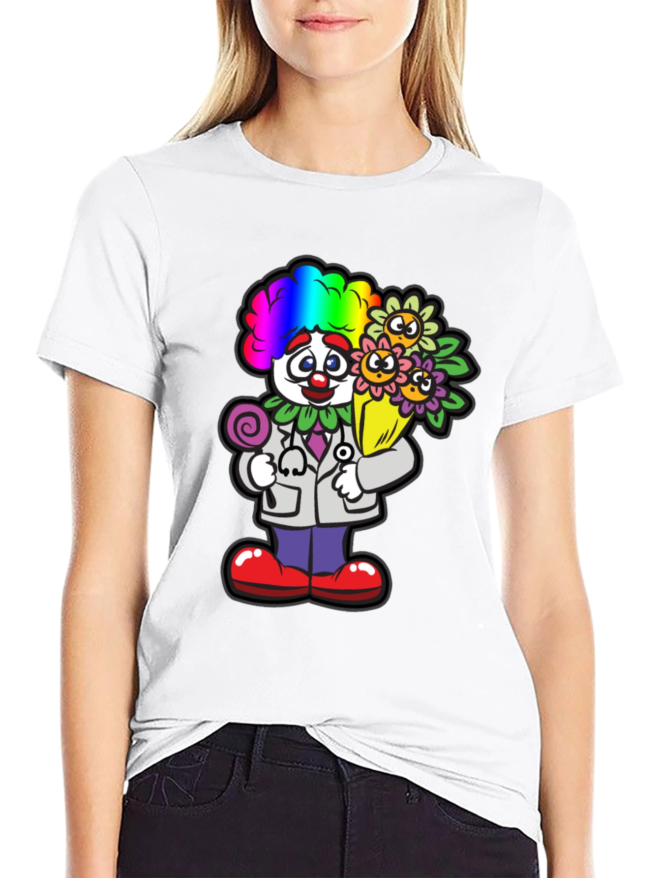 Black Clown Doctor T-Shirt view 9