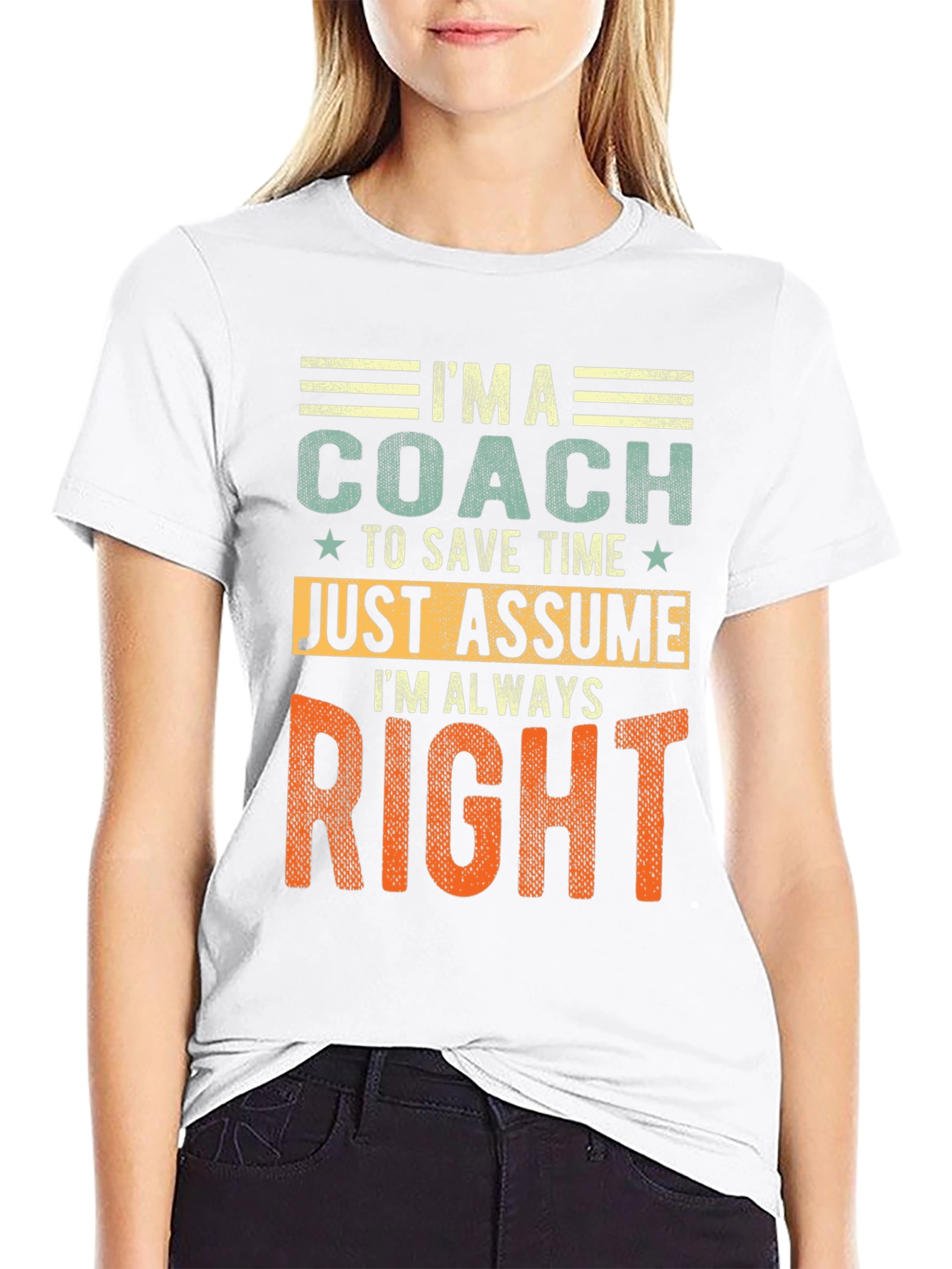 Black Coach - Just Assume I'm Always Right T-Shirt view 9