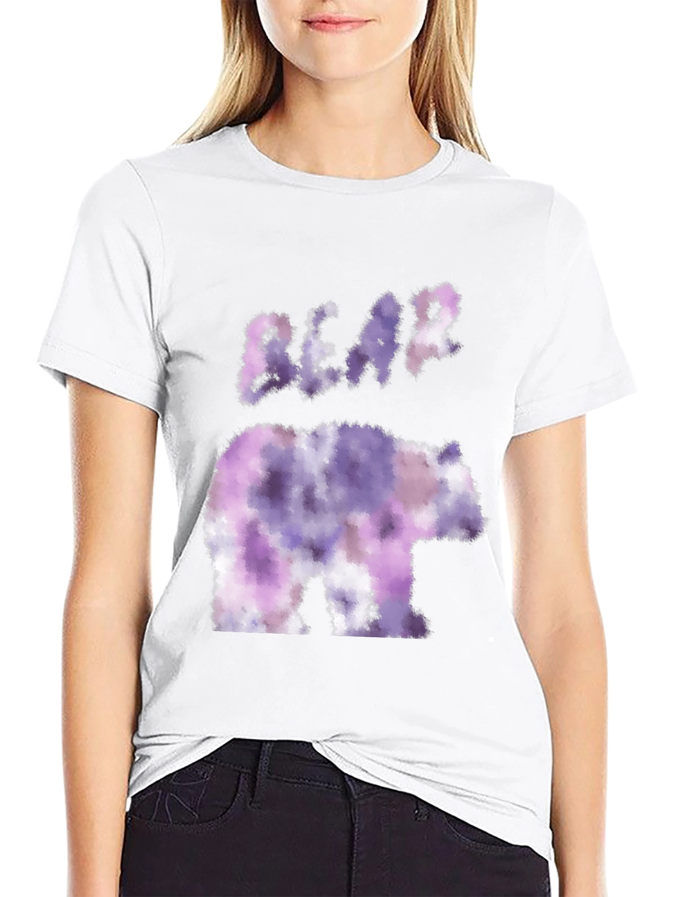 Black Bear Graphic T-Shirt - Artistic Design view 9