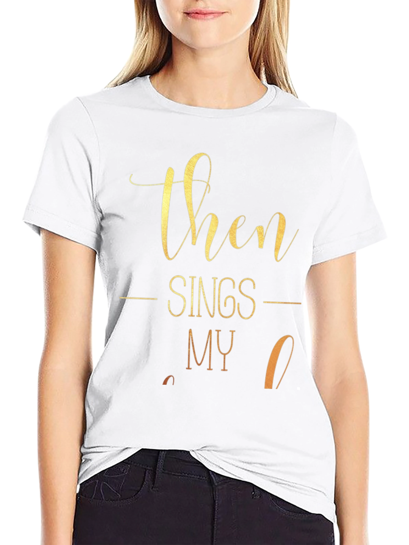 Black Then Sings My Soul T-Shirt - Black view 9