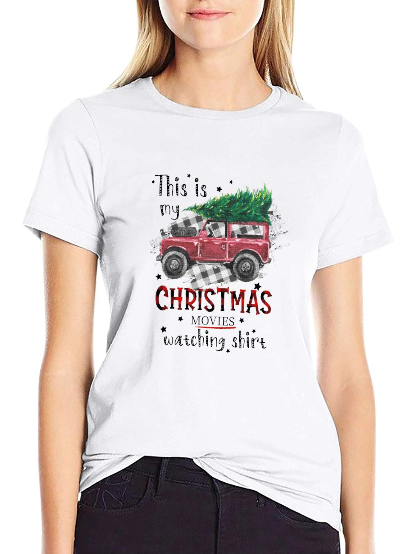 Black Christmas Movie Watching Shirt view 9