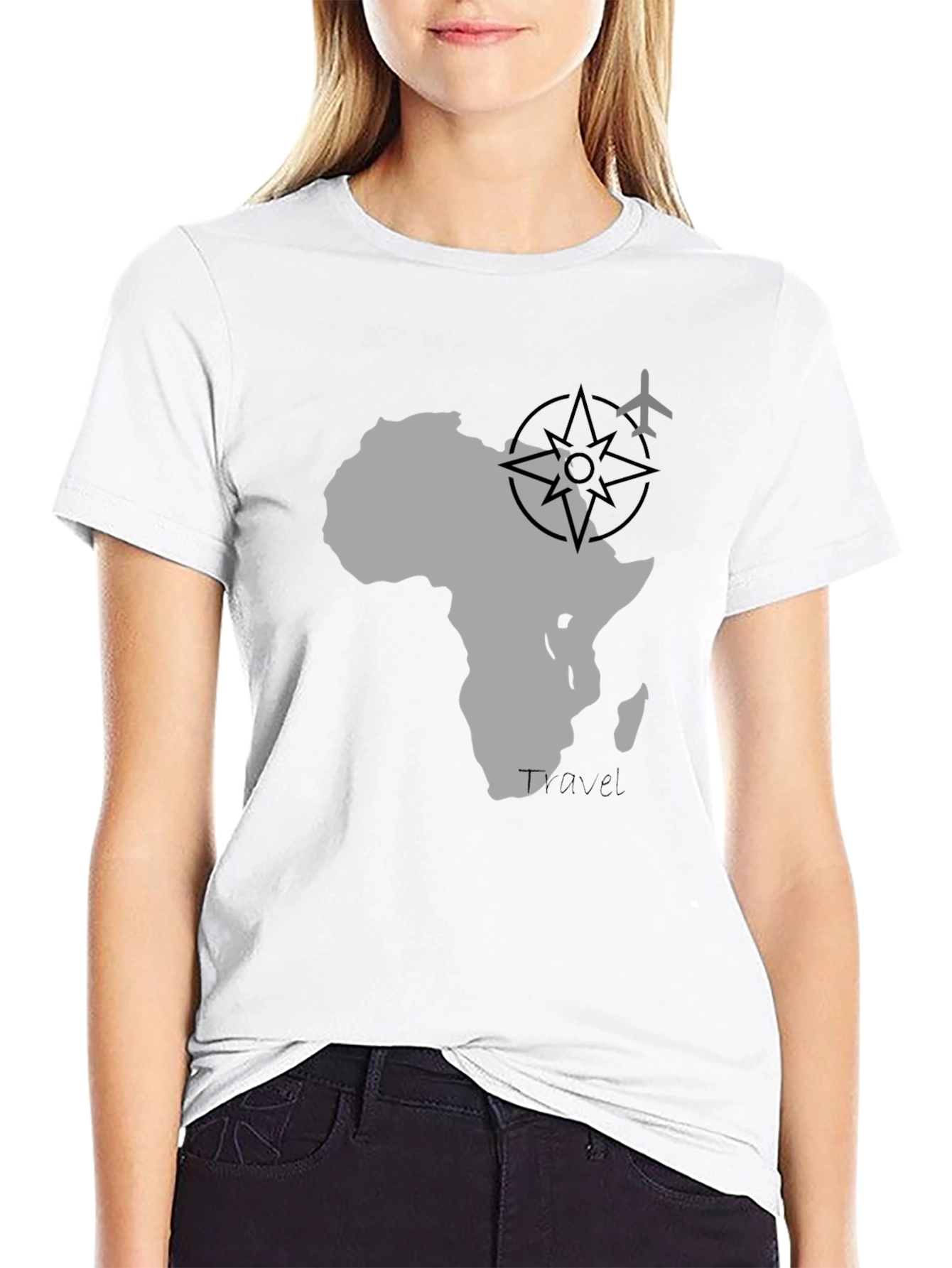 Black Africa Travel Tee - Adventure Awaits! view 9