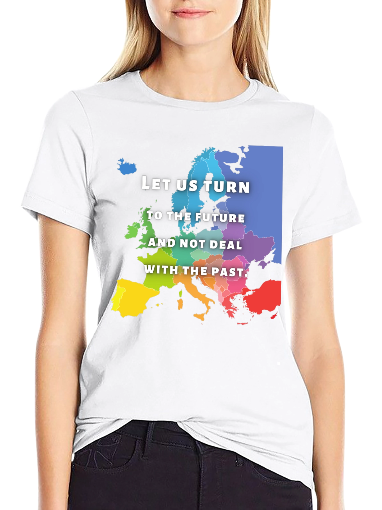 Black Europe Future Black T-Shirt view 9