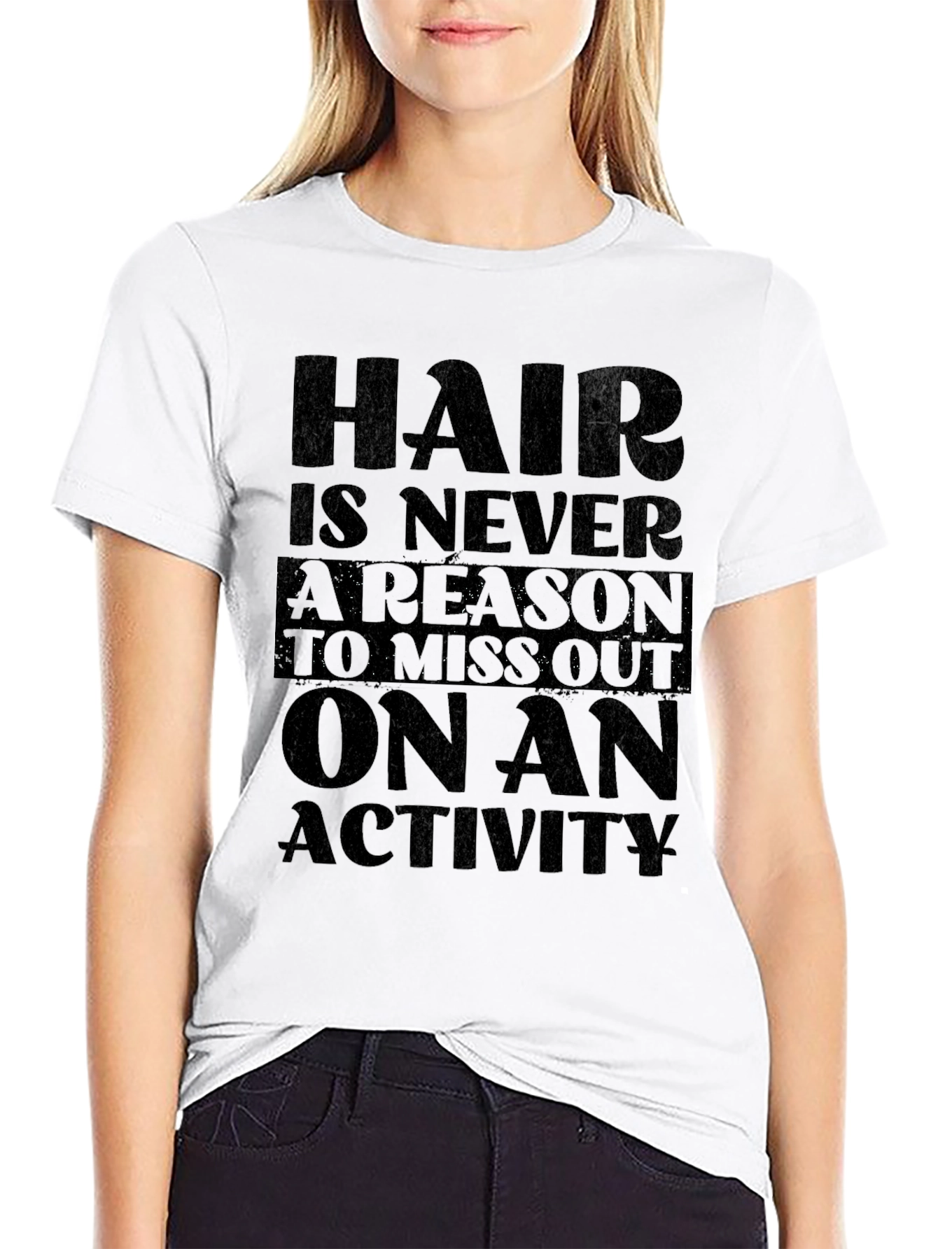 Black Hair Is Never A Reason T-Shirt view 9