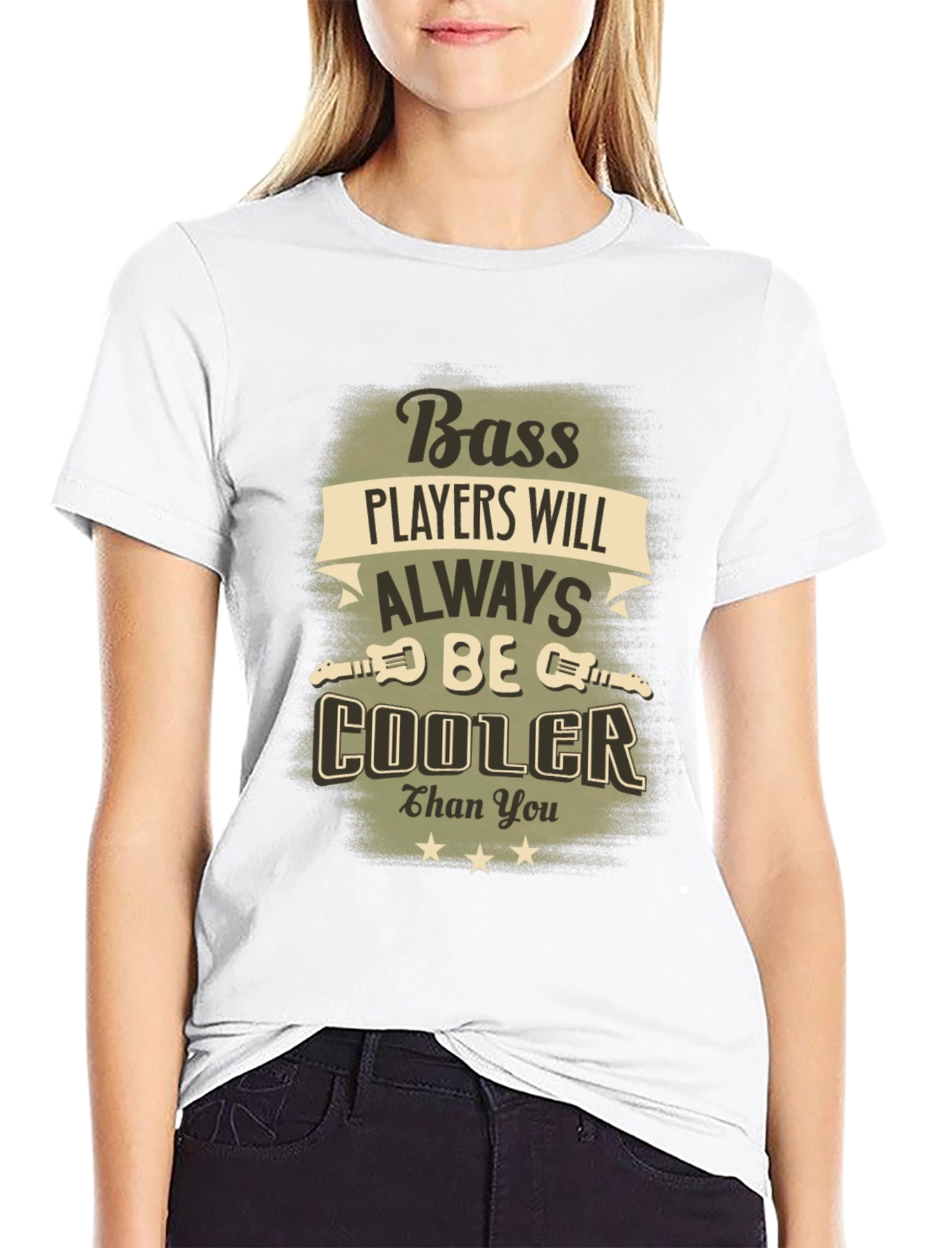 Black Bass Players Will Always Be Cooler T-Shirt view 9