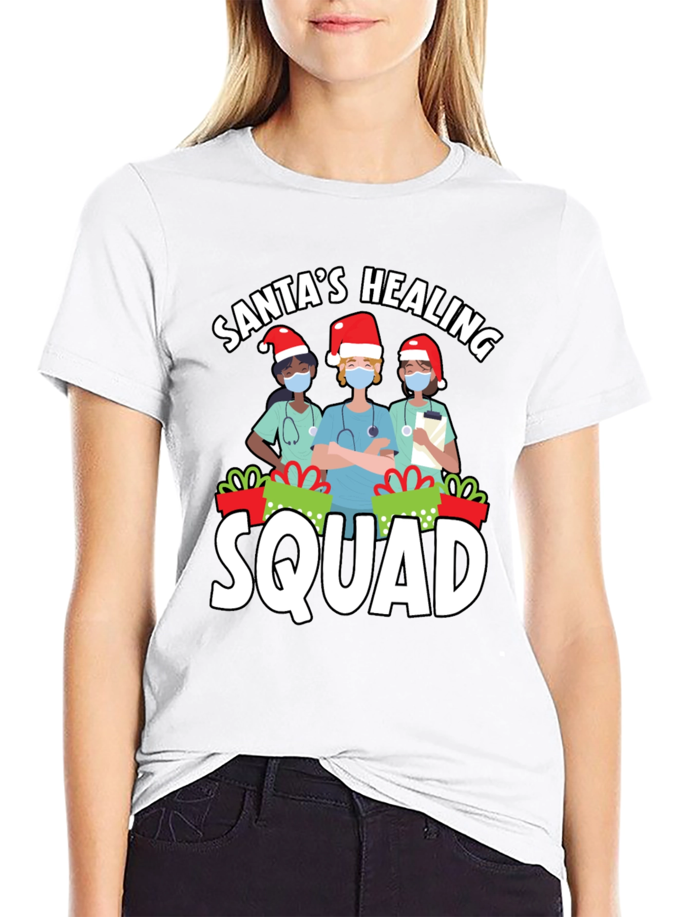 Santa's Healing Squad Christmas T-Shirt - 9