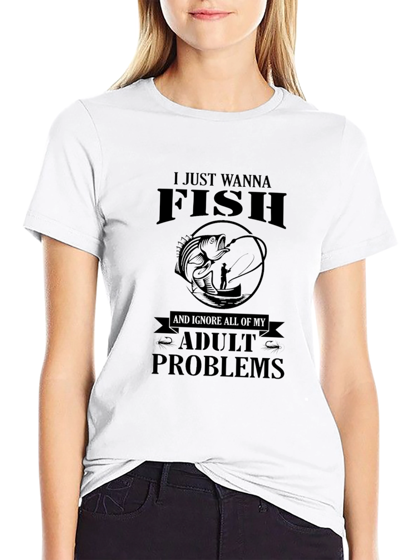 Fishing T-Shirt: Ignore Adult Problems - 9