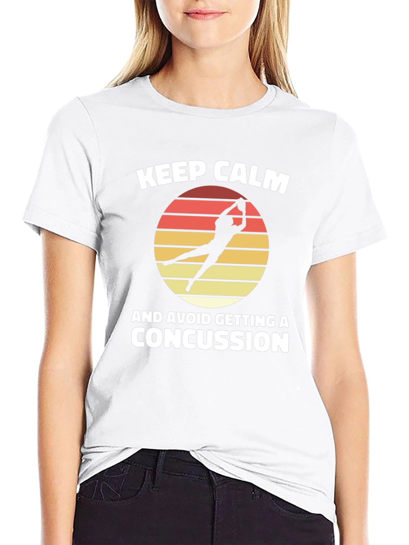 Black Keep Calm Rugby T-Shirt view 9