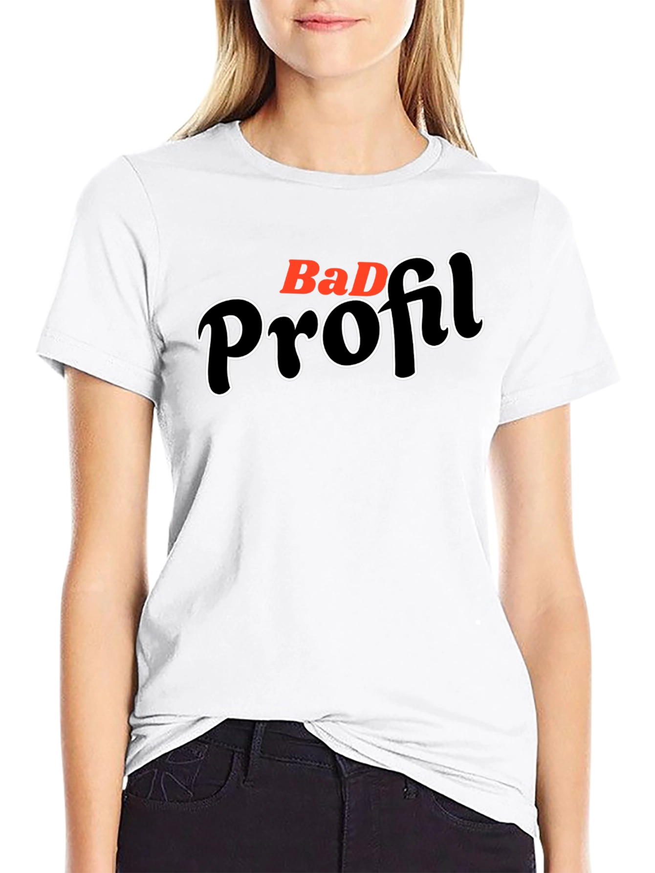 Black BaD Profi Black Graphic Tee view 9