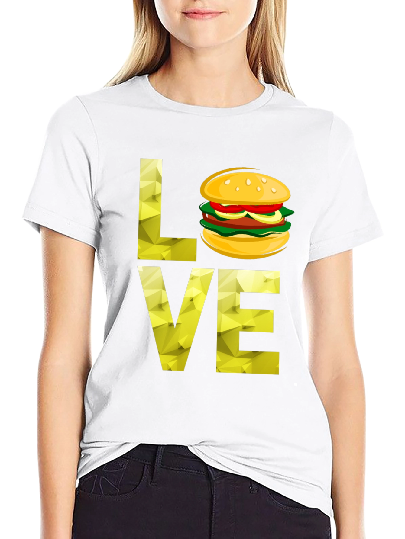 Love Burger T-Shirt - Unique Graphic Tee - 9