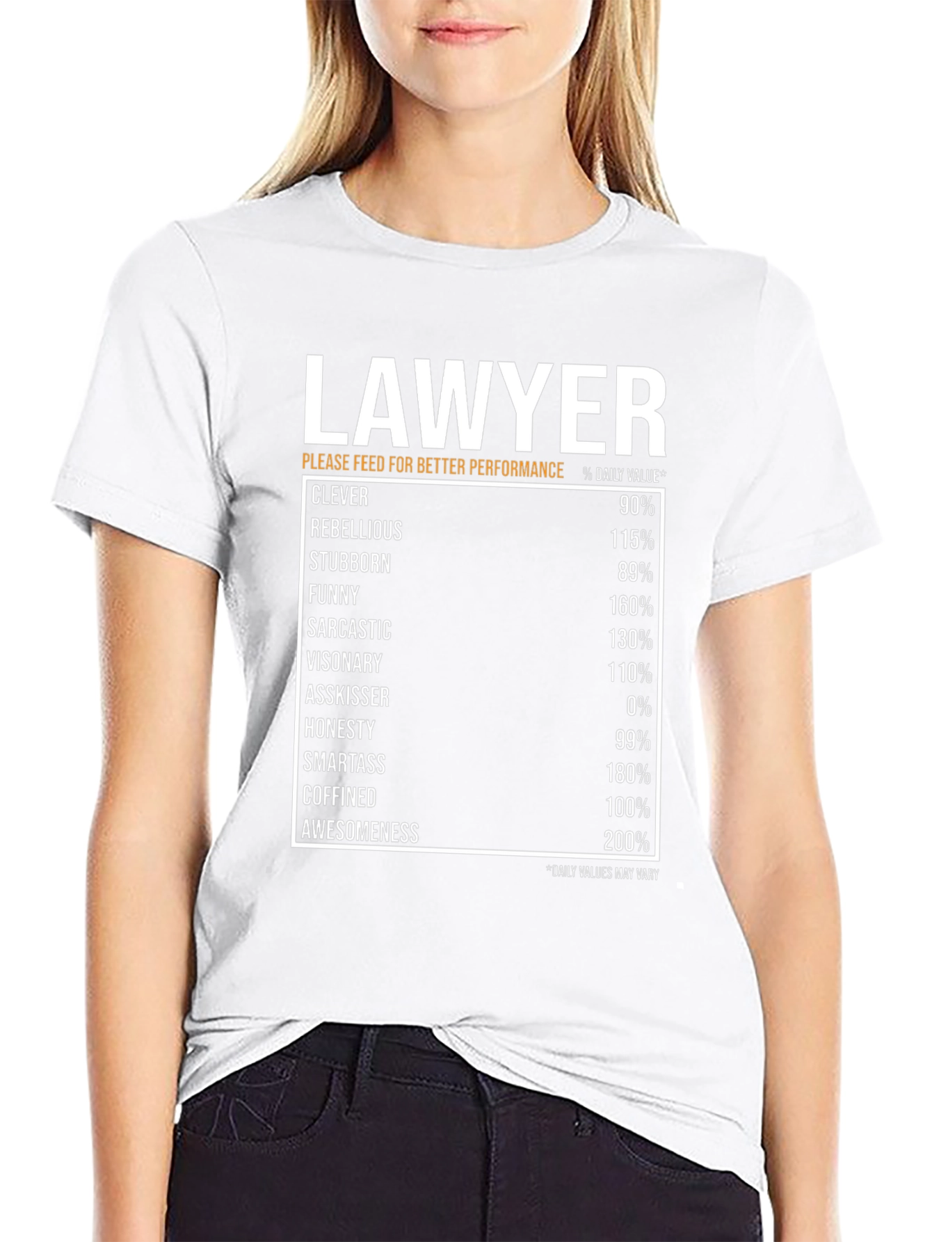 Black Lawyer Daily Value T-Shirt - Clever, Rebellious, Funny view 9